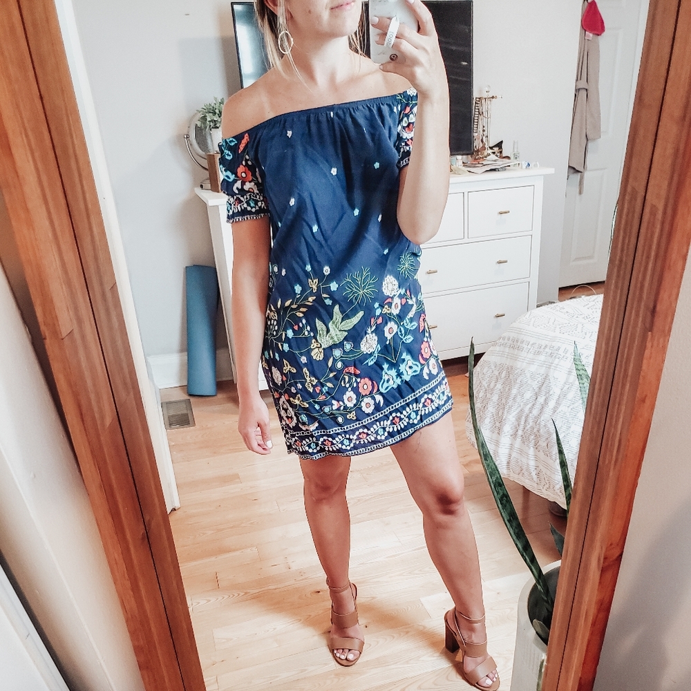 Off the shoulder dress